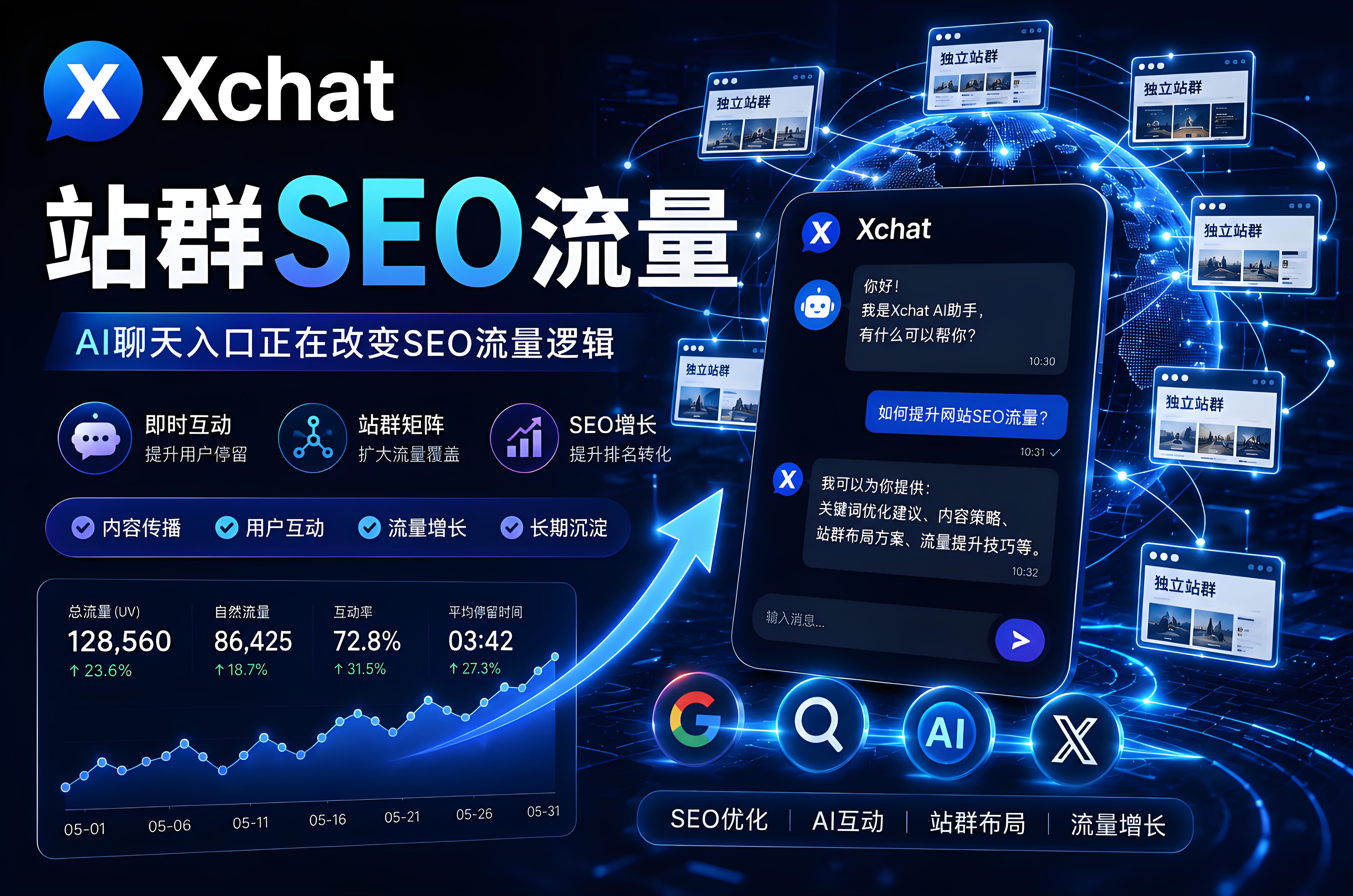 Xchat会影响独立站SEO吗？流量站团队开始布局用户互动流量