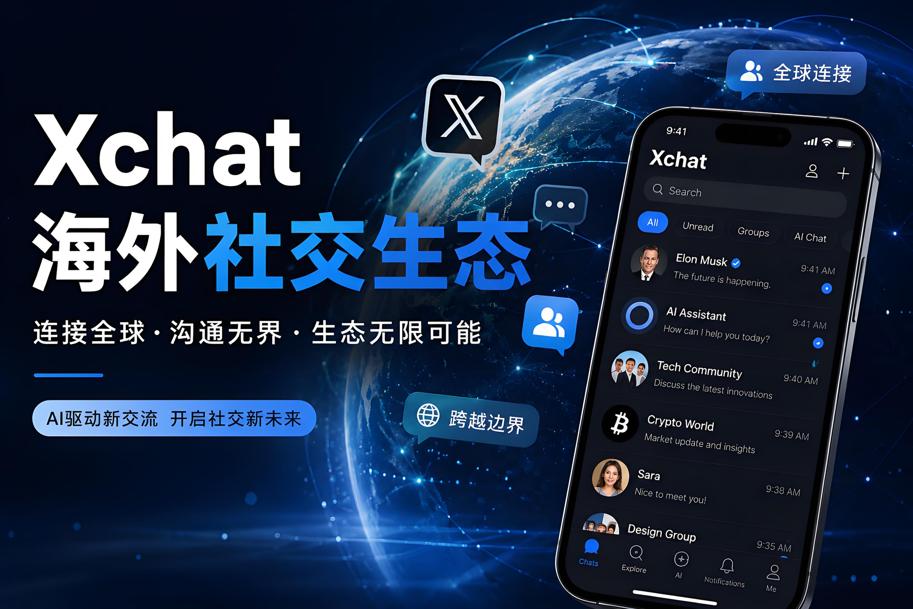 Xchat会不会改变海外社交生态？很多团队已经重视AI圈和跨境圈的价值